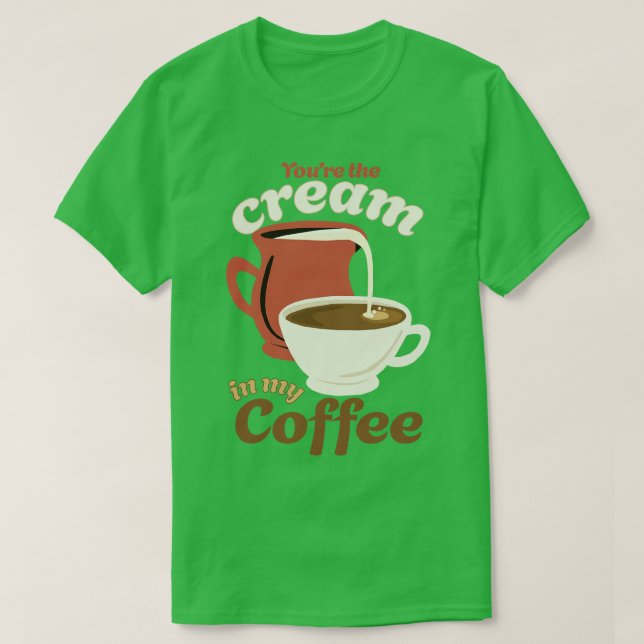 T-shirt Profitez du café du matin Vintage (Design devant)