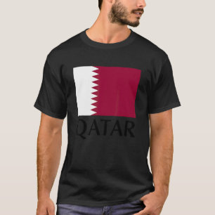 T-shirt Profitez du Cool Qatar Drapeau Graphique Tee - shi