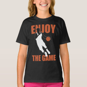 T-shirt Profitez Du Jeu Joueur De Basketball