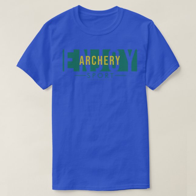 T-shirt Profitez du tir à l'arc (Design devant)