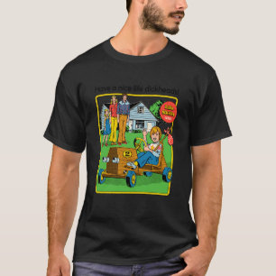 T-shirt Profitez d'une Bonne Vie Sarcasme Rétro Humour Adu