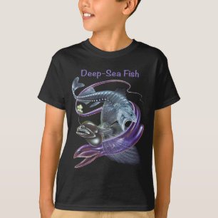 T-shirt profond de poisson de mer