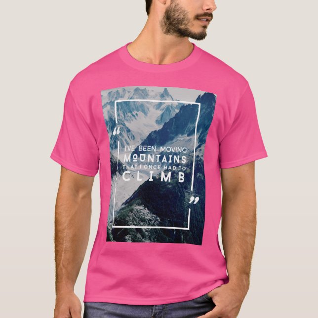 T-shirt Profond du cou - Manche de baseball Gold Steps (Devant)