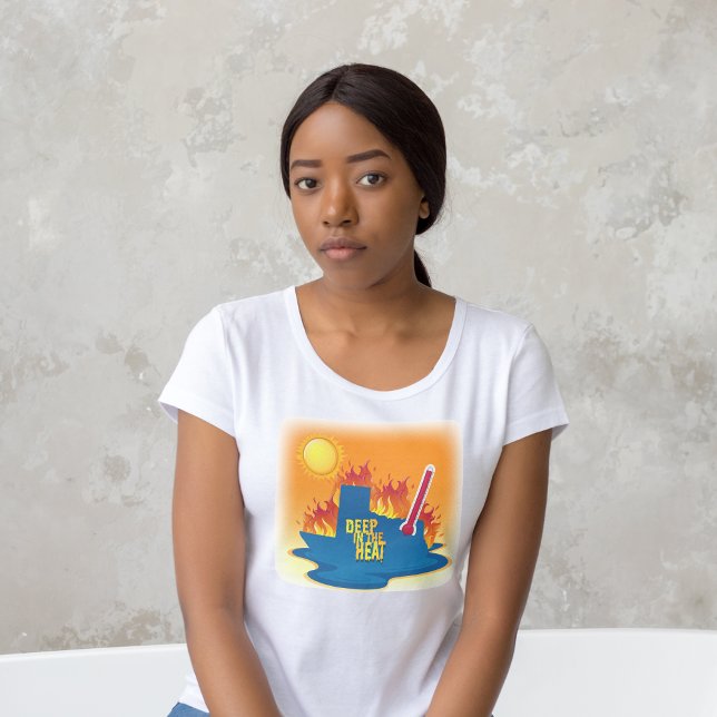 T-shirt Profondément Dans La Chaleur Du Texas (Créateur téléchargé)