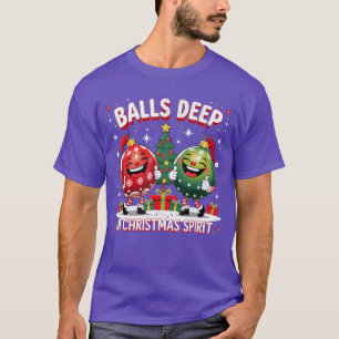 T-shirt Profondément dans l'esprit de Noël Ornement drôle