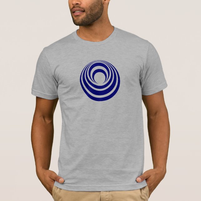 T-shirt profondeur cinétique effect_2 (Devant)
