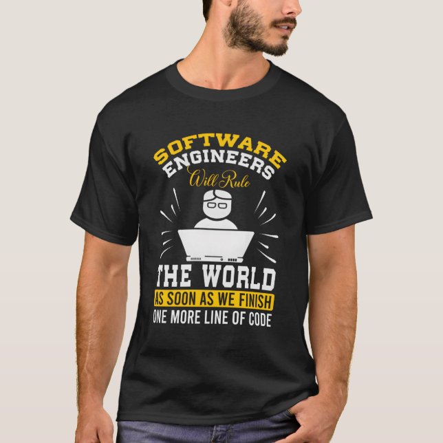 T-shirt Programmateur de devis pour les ingénieurs logicie (Devant)