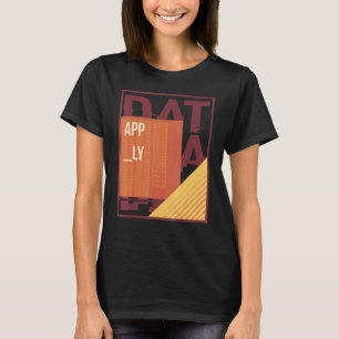 T-shirt Programmateur de Geek de Glitch Binary Code Rétro