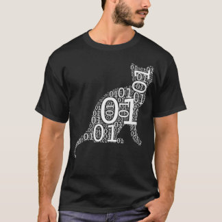 T-shirt Programmateur informatique de codage de chat binai