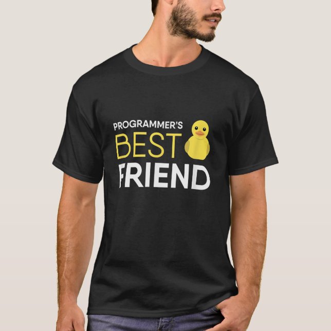 T-shirt Programmateurs de débogage de canard en caoutchouc (Devant)