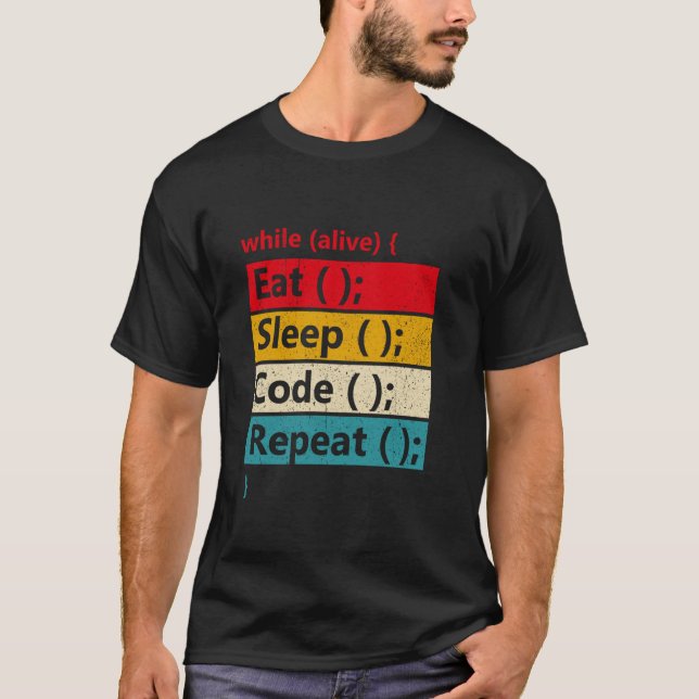 T-shirt Programmation - Codage - Logiciel de programmation (Devant)
