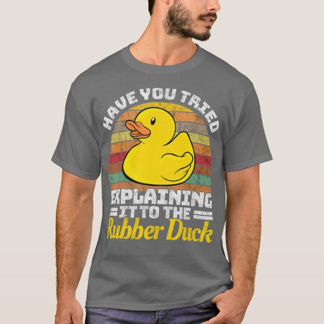 T-shirt Programmation du logiciel Rubber DuckDéveloppeur (Devant)