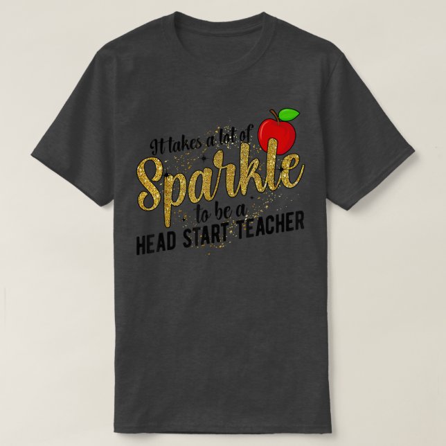 T-shirt Programme d'aide préscolaire Enseignant Programme  (Design devant)