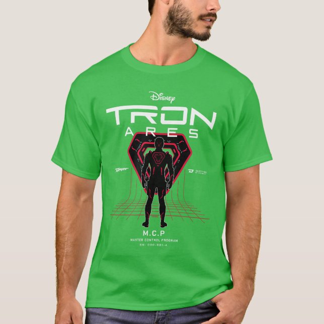 T-shirt Programme de contrôle principal des systèmes TRON  (Devant)