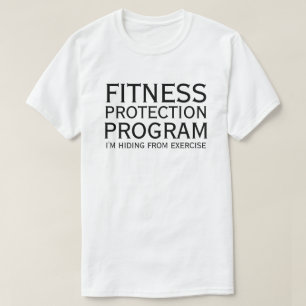 T-SHIRT PROGRAMME DE PROTECTION DE LA FITNESS