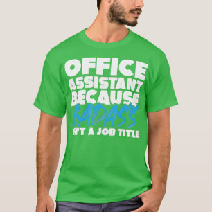 T-shirt Programme de travail de l'assistant de bureau