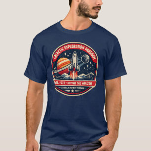 T-shirt Programme d'exploration galactique Mission spatial