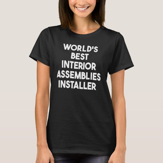T-shirt Programme d'installation des meilleurs assemblys i (Devant)