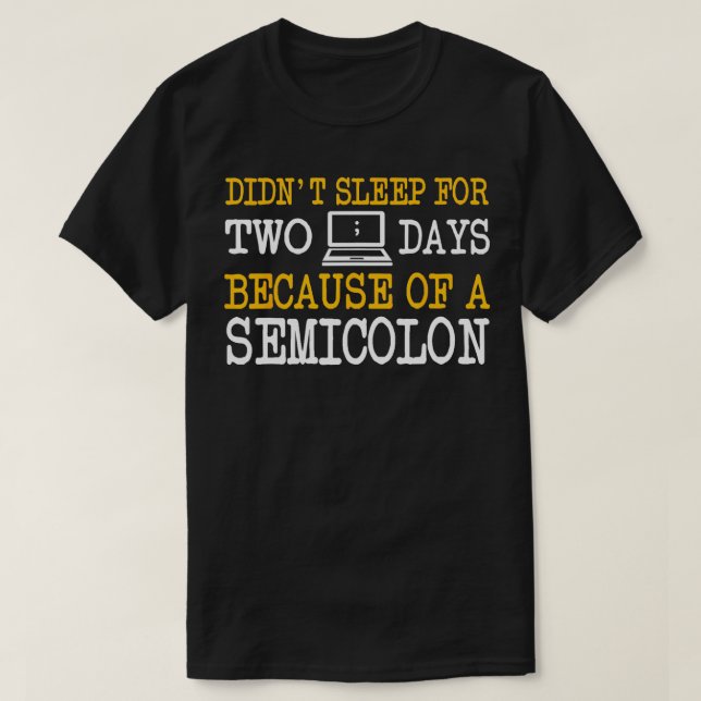 T-shirt Programmer Coder Informatique Ingénieur Web De (Design devant)