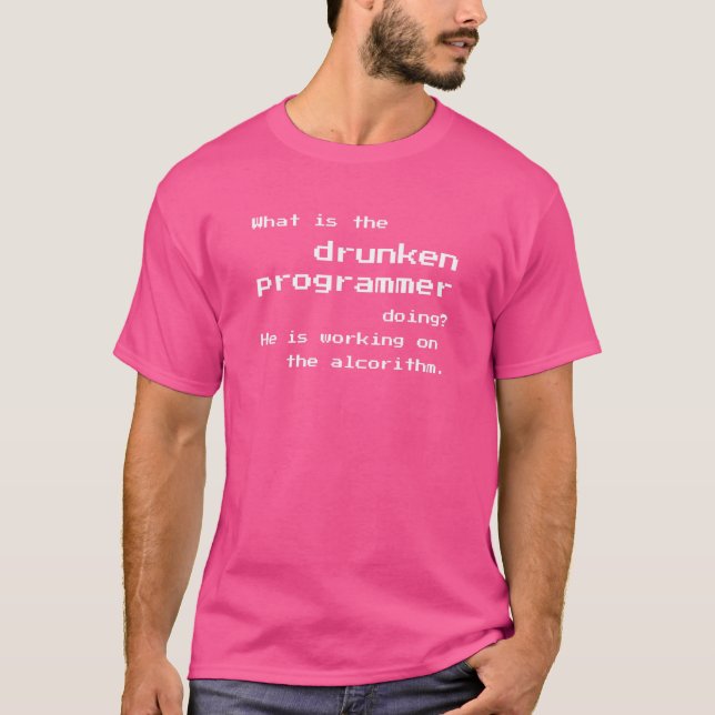 T-shirt Programmer Coder Software Developer Engineer Alg (Devant)