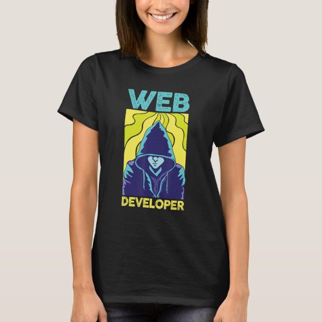 T-shirt Programmer Programmation de codage Langue Web Deve (Devant)