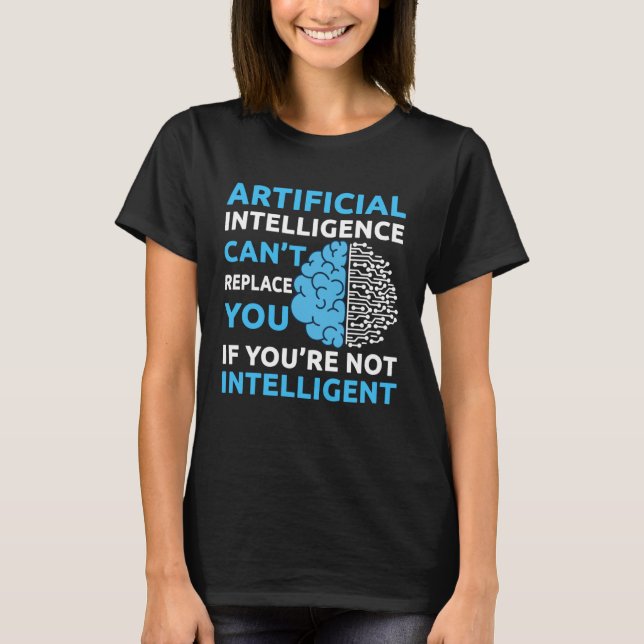 T-shirt Programmeur d'algorithme d'intelligence artificiel (Devant)