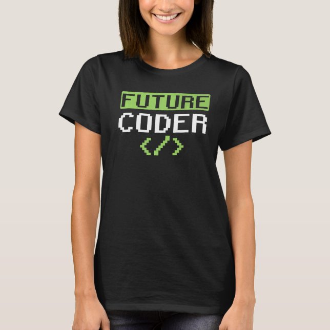 T-shirt Programmeur de codage de codes de lecture de codes (Devant)