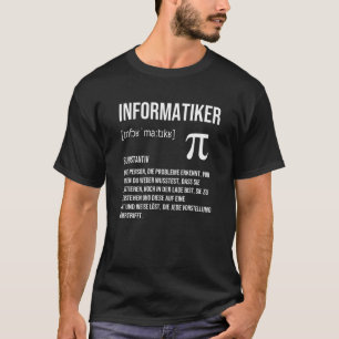 T-shirt Programmeur de définition Informaticien