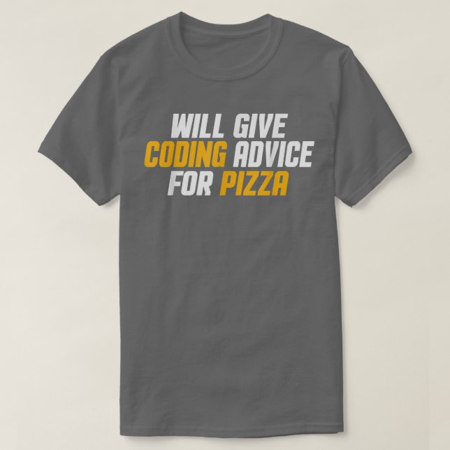 T-shirt Programmeur, développeur drôle donne des conseils  (Design devant)