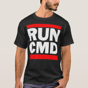 T-shirt Programmeur d'ordinateur de l'invite de commandes 