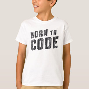 T-shirt Programmeur ICD de code médical born to code