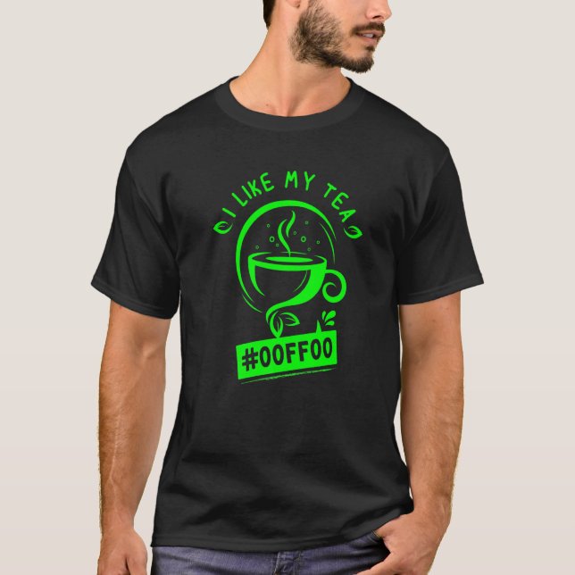 T-shirt Programmeur ingénieur du thé vert Nerd (Devant)