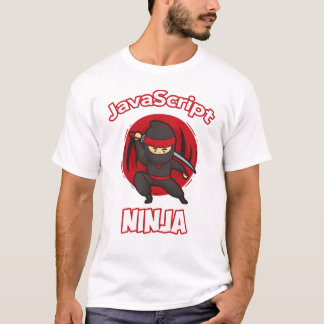 T-shirt Programmeur Ninja JavaScript