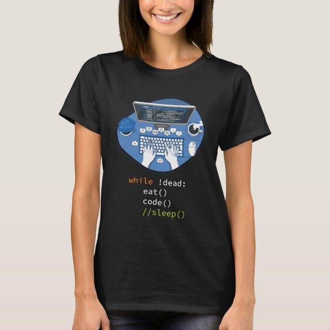 T-shirt Programmeur ordinateur programmeur (Devant)