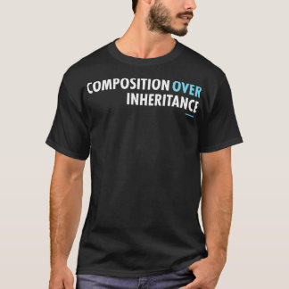 T-shirt Programmeur principal de la composition par rappor