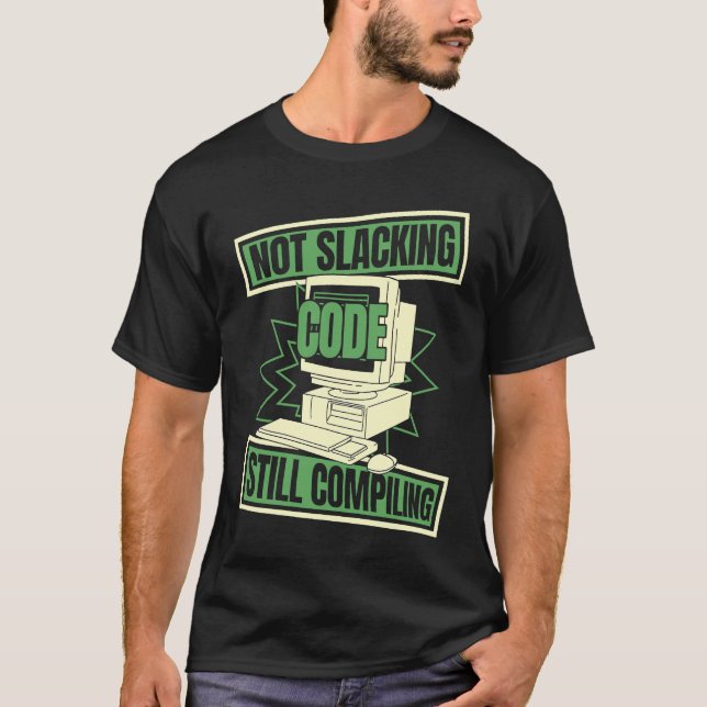 T-shirt Programmeur Slack Programmation de codeur développ (Devant)