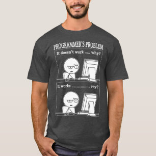 T-shirt Programmeurs Problème Programmeur Amusant Coding 