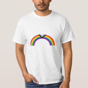 T-shirt Progrès Fierté Arche arc-en-ciel