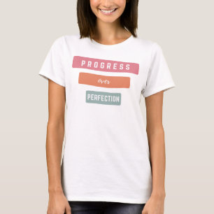 T-shirt Progrès sur la perfection enseignant