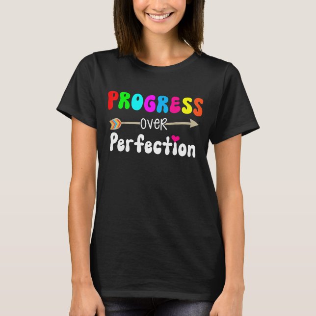 T-shirt Progrès sur la perfection Spirituelle Enseignant B (Devant)