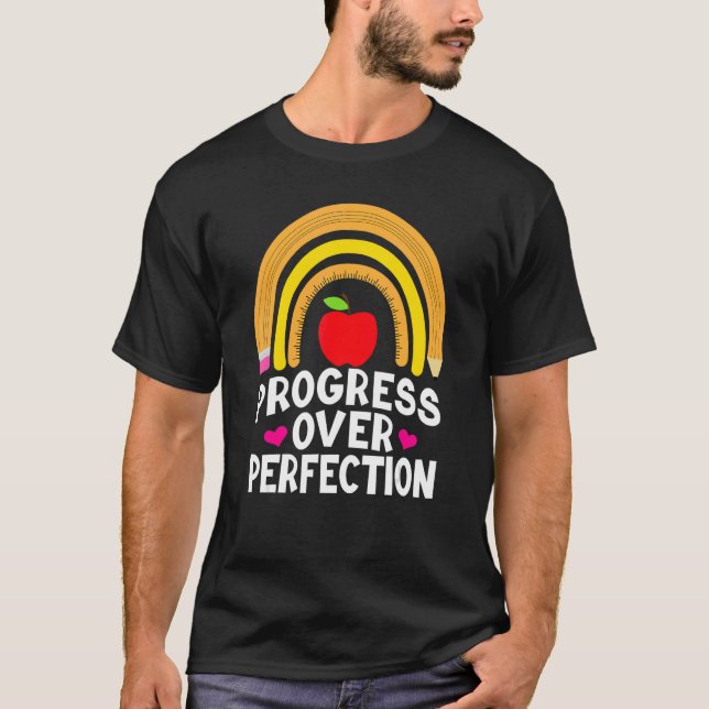T-shirt Progrès sur la perfection Spirituelle Enseignant B (Devant)