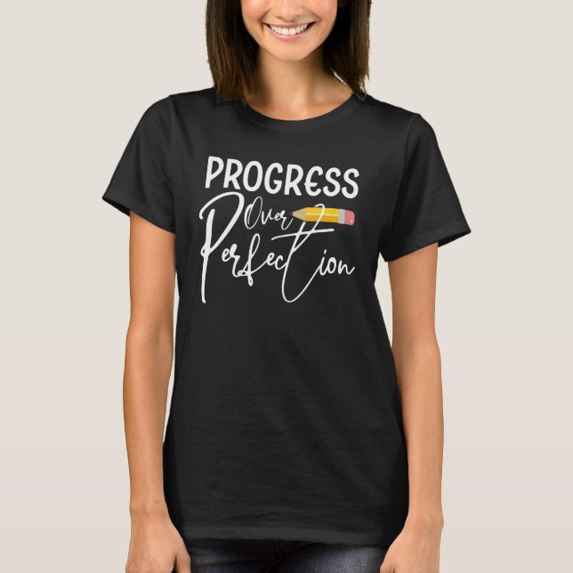 T-shirt Progrès sur la perfection Spirituelle Enseignant B (Devant)