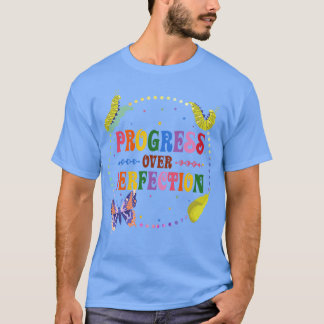 T-shirt Progrès sur la perfection très faim Caterpillar T