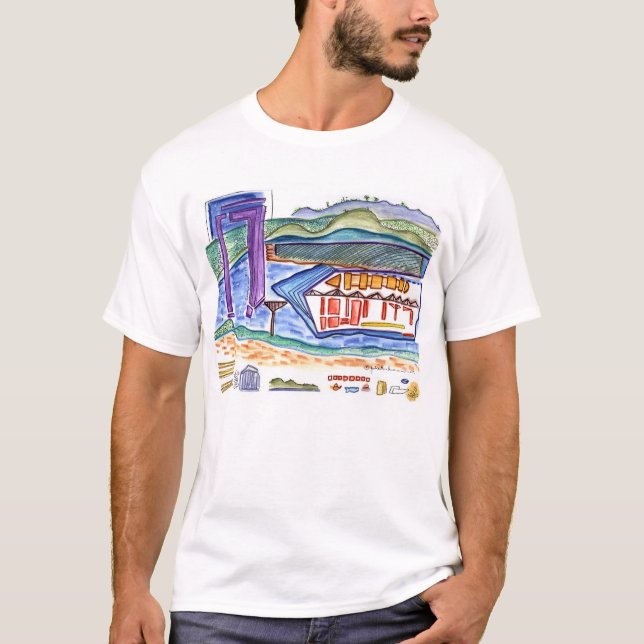 T-shirt Progrès sur le fleuve Yangtze (Devant)
