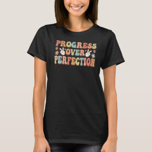 T-shirt Progression par rapport au rétro de perfection
