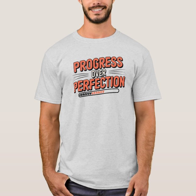 T-shirt Progression rétroactive par rapport au devis de pe (Devant)
