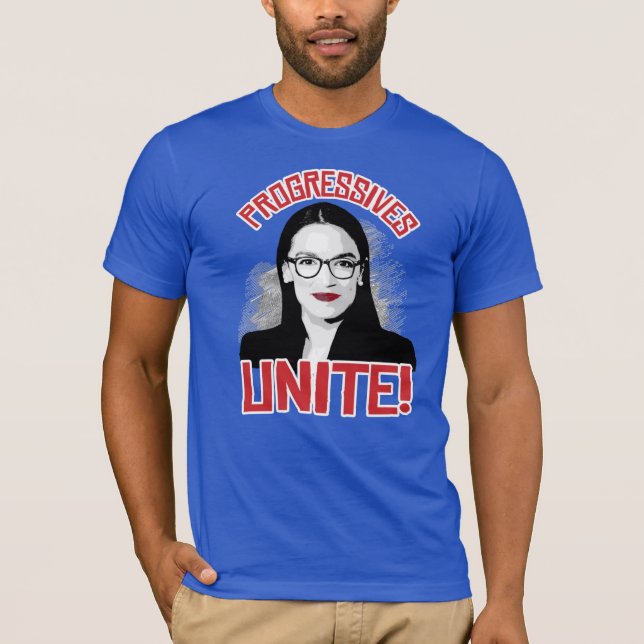 T-SHIRT PROGRESSISTES S'UNISSENT (Devant)