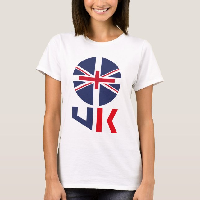 T-SHIRT PROJECTED FLAG UK / ENGLAND BY MASANSER (Devant)