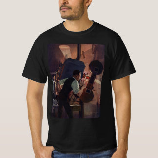 T-shirt Projectionniste de salle de cinéma, Entreprise vin