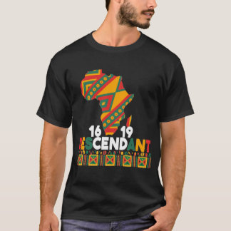 T-shirt Projet 1619 Mois de l'histoire des Noirs descendan